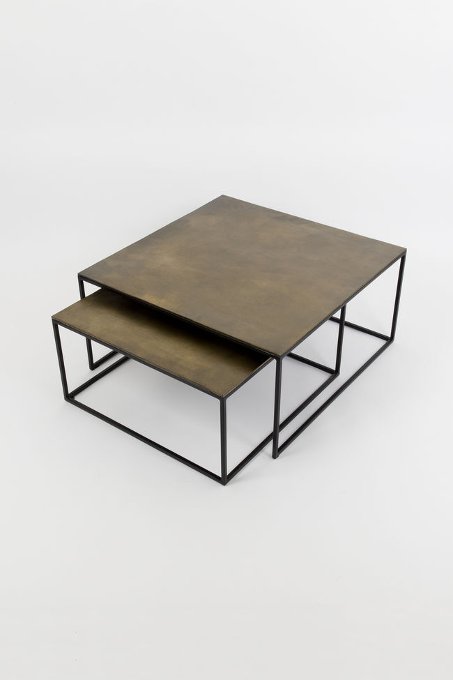 Holländer Leuchten - 331 K 2202 G - Couchtischset 2-tlg. EFFETTO GRANDE DUO